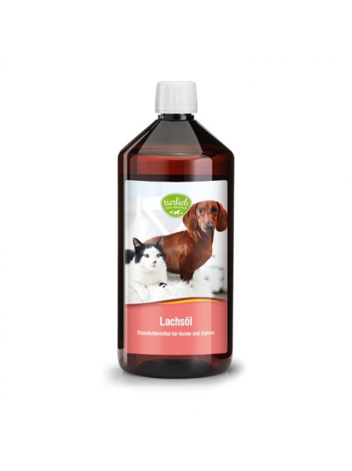 Tierlieb /Sanct Bernhard/ Lazacolaj kutyáknak és macskáknak 1000 ml (100% Tisztaságú) 