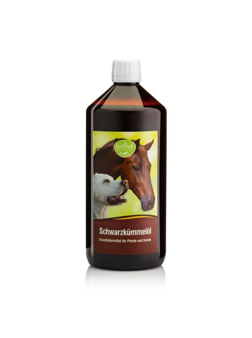 Tierlieb /Sanct Bernhard/ Feketeköménymag olaj kutyáknak és lovaknak 1000 ml (100% Tisztaságú) 